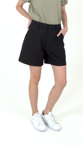 Forest Seluar Pendek Perempuan | Forest Ladies Smart Casual Bermuda Shorts Regular Fit Mid-Thigh Length Pants - 870158