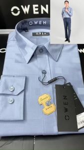 Áo sơ mi nam Owen mã AS230564D form Slimfit chất liệu bamboo mềm mại thoáng khí