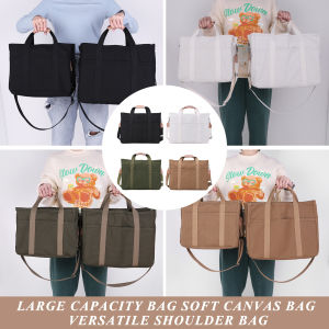 Nữ mojoyce đa túi Túi giản dị với dây đeo điều chỉnh được Túi vải Túi mua sắm đơn giản xác ướp túi để mua sắm làm việc sử dụng thường nhật