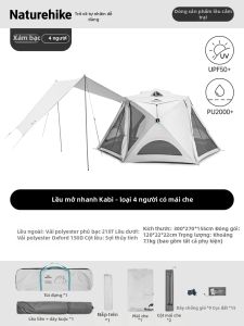 NatureHike | Lều Dã Ngoại Chống Nắng Chống Thấm Nước Lắp Ráp Nhanh