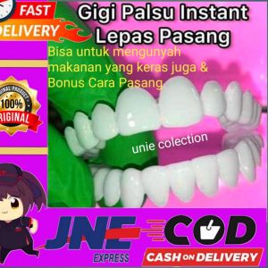 COD Vinner Gigi Palsu Instan Original 100% Asli Import Snap On Smile Gigi Palsu