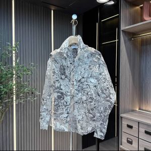 YEBO | Summer Mesh Cutout Shirt Lightweight Sun Protection Loose Long Sleeve Coat 300 lbs
