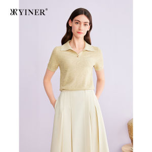 YINER | Stylish Elegant Stand-collar 3D Jacquard Textured H-line Knitwear