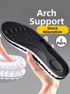 MICUI | Black Arch Support Mens Shock Absorbing Insoles for Sports