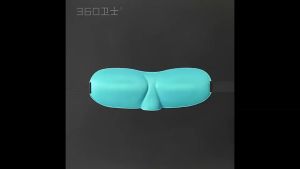3D Eye Mask Shade Cover Rest Sleep Eyepatch Blindfold Shield Travel Sleeping Black Dark Portable