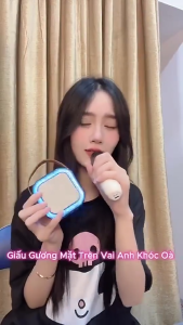 ( SALE RẺ ) Loa Bluetooth Karaoke K12 Mini + 2 Mic Không Dây – Âm Thanh Sống Động - Thiết Kế Nhỏ Xinh  Dễ Mang Theo  Phù Hợp Cho Bé Yêu Cùng Gia Đình Ca Hát Mọi Lúc Mọi Nơi
