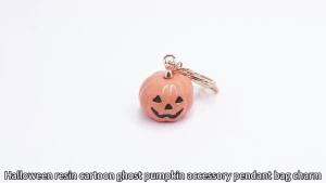 Funny Halloween keychain Pumpkin Skull Keychain Cartoon Pumpkin Skull Keyring Pendant Party Gift Men Women Backpack Jewelry