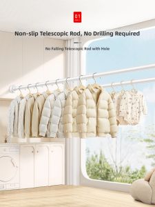 ZHIFAN | Adjustable No-drill Bath Curtain Rod