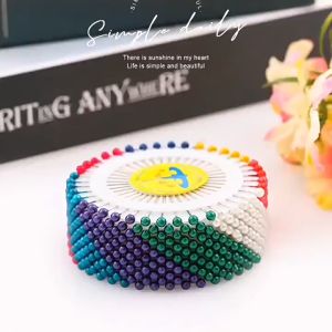(40pcs) Colorful Pearl Head Pins Sewing Pin Short Pin Straight Push Shawl Needles Jarum Peniti Tudung Dressmaker Pins