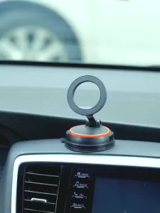 OATSBASF Car Mount Dashboard Magnetic Suction Phone Holder Rotatable Base Phone Stand
