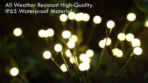 【Happy Time】LED Solar Firefly Lamp Outdoor Waterproof IP65 Garden Patio Yard Lawn Landscape Decoration Light Solar Powered LED 8 Head Lamp Night Pathway Countyard Wedding Decor Energy Saving Durable Weather Resistant Lighting TIKTOK INS Viral Setup