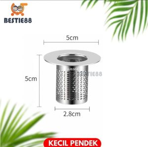 Penutup Saluran Air Kamar Mandi 304 Stainless Steel Anti Kecoa Super Murah