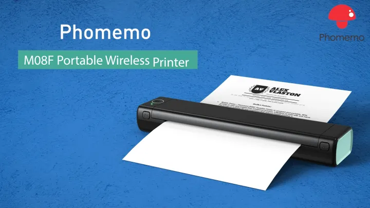 Phomemo M08F Portable Printer,Legit A4 Paper Printer Thermal Portable ...