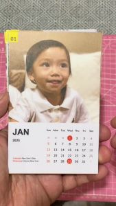 Personalized Photo Calendar Magnet | Custom Printed Ref Magnet