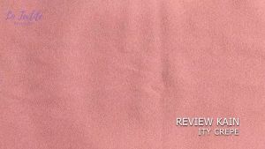 Kain Lady Zara Ity Crepe Premium 0.5 Meter - Bahan Lembut Stretch (Seri 1)