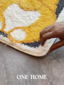 พรม พรมปูพื้น พรมกันลื่น พรมห้องน้ำ พรมปูพื้นในห้องครัว พรมเช็ดเท้า พรมปูพื้น ซับน้ำได้ดี กันลื่น ขนาด 40 * 60 ซม.