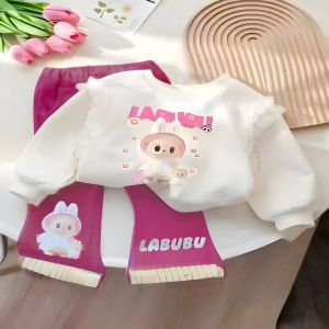 TERBARU SETELAN ANAK LABUBU PEREMPUAN 1-5 TAHUN