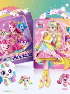 Sticker Book Gelatinous Cute for Bé Gáis Age 3-6 Preschool Toys Fridge Magnet Baby Stickers Cartoon Character Sticker Book