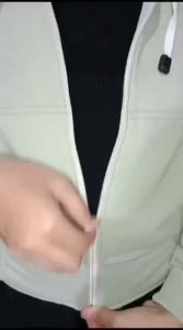 Sweater hoodie crop wanita cotton fleece peach Berkahku shop