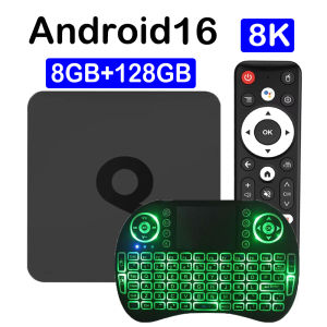 Smart TV Box Android 16 8GB 128GB Q1 Streaming Media Player Allwinner H313 Bluetooth 6.0 Wifi 5G Google Voice Fast Set Top Box