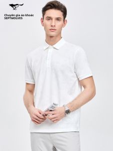 SEPTWOLVES | Cool Feeling Silk Mens Polo Shirt