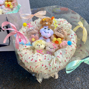 Handmade Twisted Stick Dog Doll Cute Puppy Finished Product Creative Birthday Gift for Girls Best Friends Valentines Day