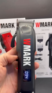 WMARK NG-1005 High-Speed 7500RPM Cordless Electric Hair Trimmer with LCD Display and USB Charging