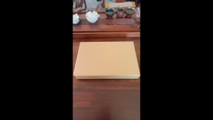 Acrylic Three-sided Revolving Table Card Wine Card Information Rack A4 Desktop Stand Hotel Directory