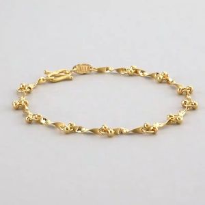 Chow Sang Sang 周生生 999.9 24K Pure Gold Price-by-Weight Gold Bracelet 25784B