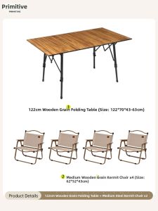 The Primitive | Lightweight Adjustable Foldable Table For Camping