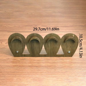 Vintage Wood Bracelet Display Stand Bead Bracelets Bangle Necklace Jewelry Storage Rack Jewelry Organizer Counter Showcase Props