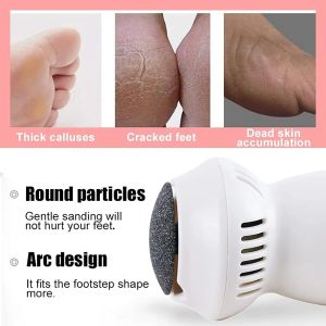 New In Electric Feet Sander Machine New Rechargeable Foot grinder Skin Trimmer Dead Skin Grinding Pedicure Tools Foot care