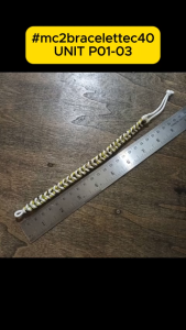 MC2THAILAND กำไลข้อมือ กำไล เครื่องประดับ Knot Bracelet Paracord 2mm UNIT P01-03