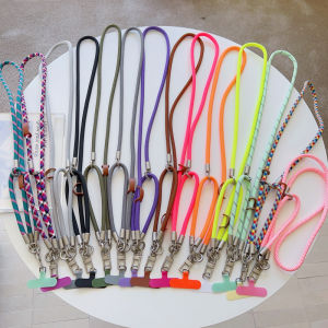 Upgraded Detachable Two-In-One Short And Long Lanyard Phone Chain Reinforced Resilient Back Clip Pad Crossbody Neck Rope Outdoor Shoulder Bag Womens Style Keychain