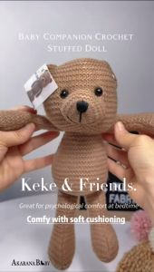 Akarana Baby Toys Keke & Friends Baby Companion Crochet Stuffed Doll Baby Toy Newborn First Toy