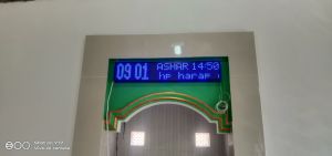 Running text indoor dan jadwal sholat digital