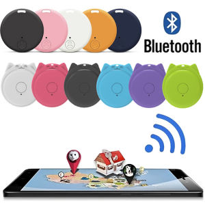 Smart Mini GPS Tracker Key Kids Bag Finder Pets Locator Cat Shape Bluetooth Tracker Device Anti-lost Reminder For IOS/ Android