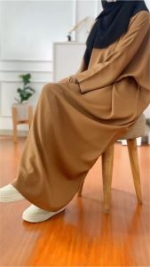 Jasmine Dress Batwing Dress Wanita Muslimah Kekinian