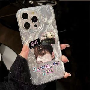 Yi Yang Qian Xi Little Sheep iPhone 17 pro Max Feather Phone Case for Huawei Xiaomi Anti-Fall Protective Cover Trendy Ins Style