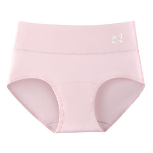 Quần lót tam giác MiiOW nữ làm bằng vải cotton nguyên chất cạp cao mỏng kháng khuẩn thoải mái