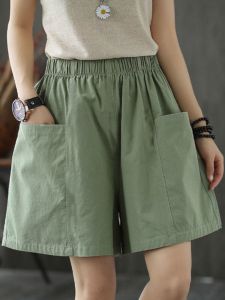 Minimalist Womens Casual Shorts with Pocket Classic Style for Everyday Comfort