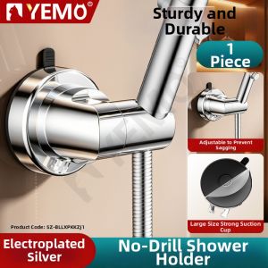 YEMO | Suction Cup Shower Head Bracket Adjustable Mobile