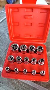 ชุดบล็อคหกแฉก E4-E24 ลูกบล็อกดาวทุกไซต์ 3 ขนาดในชุดเดียว ขนาด 1/4(2หุน) 3/8(3หุน) 1/2(4หุน)ลูกบล็อคพิเศษ ส่งจากไทย