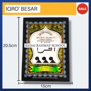 Buku IQRO IQRA Besar Kecil Anak Cara Cepat Belajar Membaca Al Quran Original