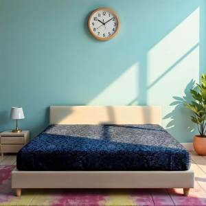 Barkaila - Sprei Motif Polos Emboss Ukuran 200x200cm Mewah Dan Elegan