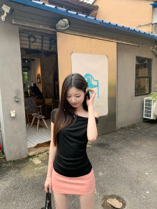 YANMANFENGQING | Off-Shoulder Two-Way Slimming Vest