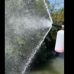 1/4" Quick Release Foam Bottle 1L Spray Bottle High Pressure Foam Sprayer For Car Cleaning