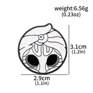 Game Hollow Knight Brooch Metal Enamel Badges Anime Cosplay Accessories For Fans Backpack Clothes Collectibles