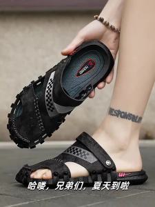 Nanjiren | Waterproof Slip-resistant Soft Bottom Mens Sandals Slippers