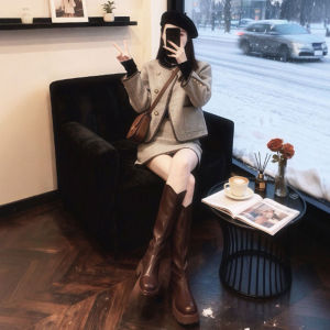 CHANGTONG | Elegant K-style Womens Three-Piece Outfit